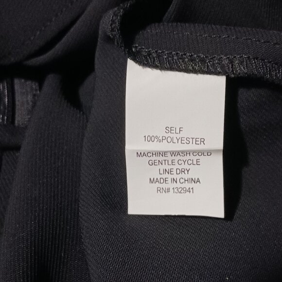NEW Amanda Uprichard Analeigh Shirred‎ Long Sleeve Faux-Wrap Mini Dress Black S - Picture 12 of 16